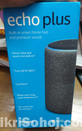 Echo Plus 2nd Gen with built-in smart home hub Charcoal